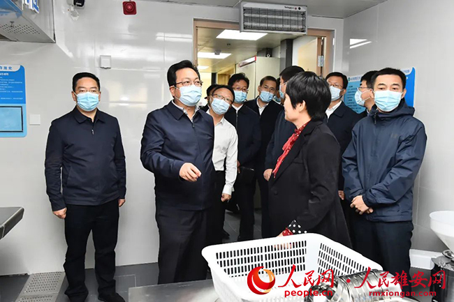 張國華調(diào)研容城縣、容西片區(qū)及千年秀林安全生產(chǎn)工作。劉向陽攝