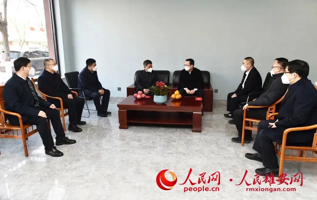 張國華在春節前赴基層走訪慰問并調研檢查安全生產和市場保供工作。劉向陽攝