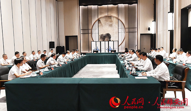 雄安新區(qū)與滄州市舉行工作交流座談會并簽署戰(zhàn)略合作協議。劉向陽攝