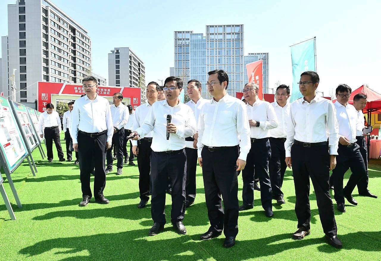 雄安新區舉行四季度重點項目集中開工活動。劉向陽攝