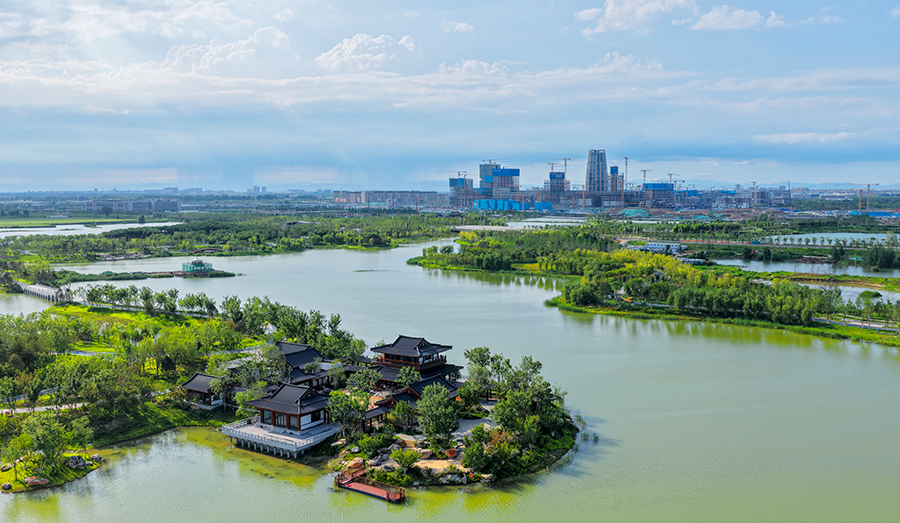 雄安新區(qū)啟動(dòng)區(qū)。齊鑫攝