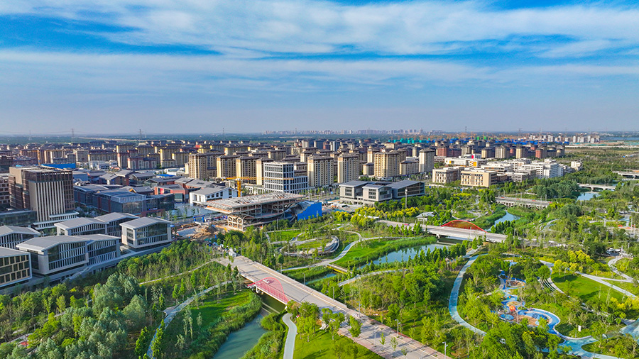 雄安新區容東片區。雄安新區宣傳網信局供圖