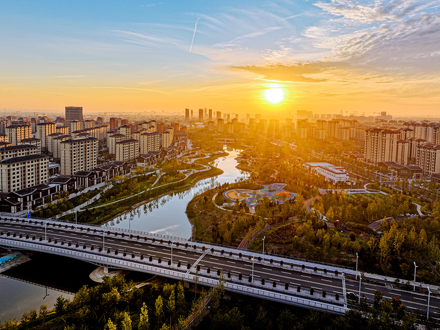 雄安新區容西片區。胡忠攝