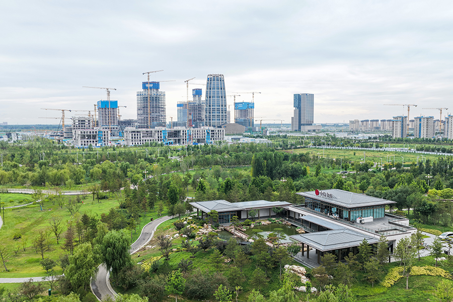 位于雄安新區啟動區的中信書店。胡忠攝