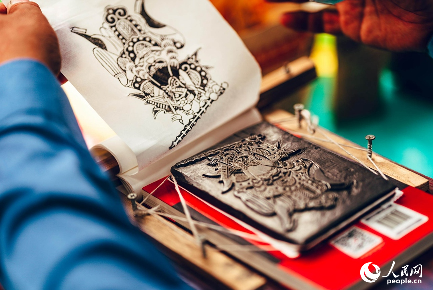 活動現場非遺展演。人民網記者 霍亞平攝