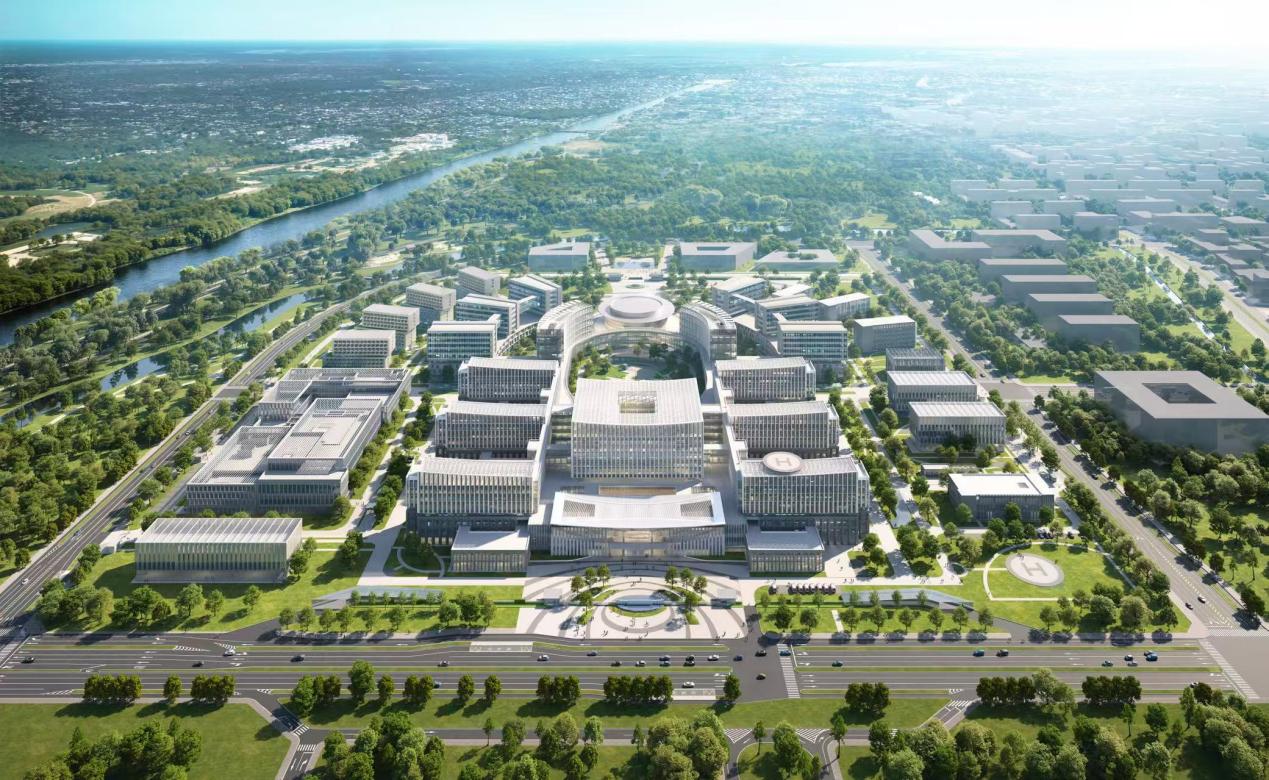 北京協(xié)和醫(yī)院國家醫(yī)學(xué)中心(雄安院區(qū))一期建設(shè)項(xiàng)目初設(shè)效果圖